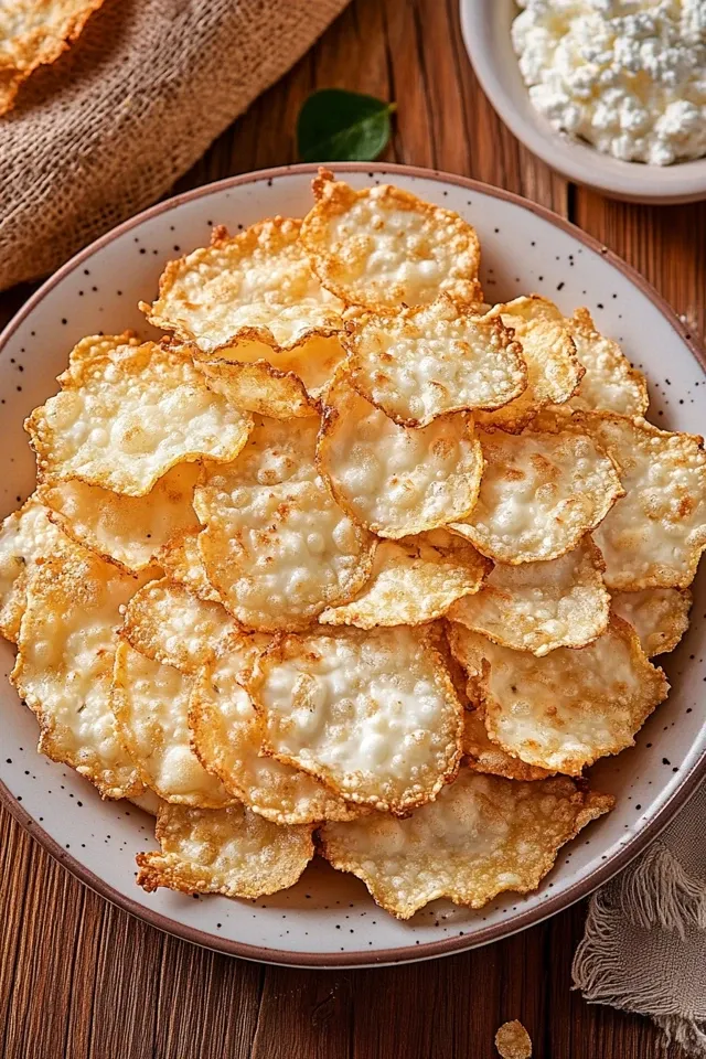 Knusprige Hüttenkäse-Chips: Der ultimative High-Protein-Snack