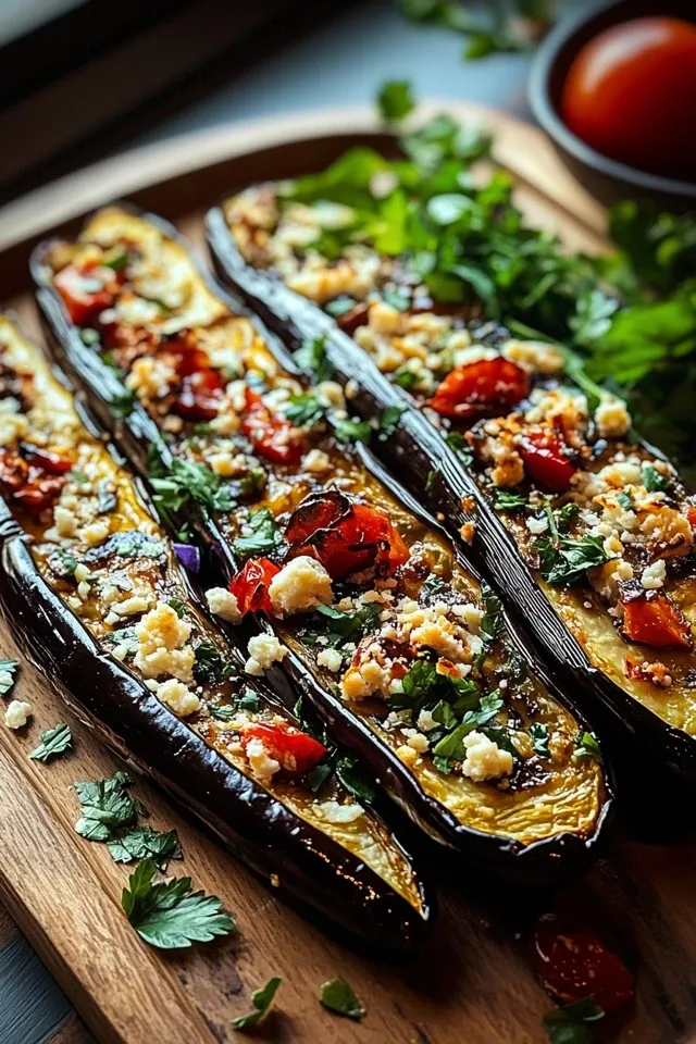 Mediterrane Geröstete Aubergine: Ein Genuss