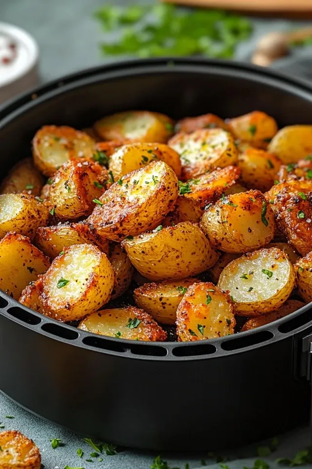 Perfekte Airfryer Bratkartoffeln: Außen Knusprig & Innen Zart