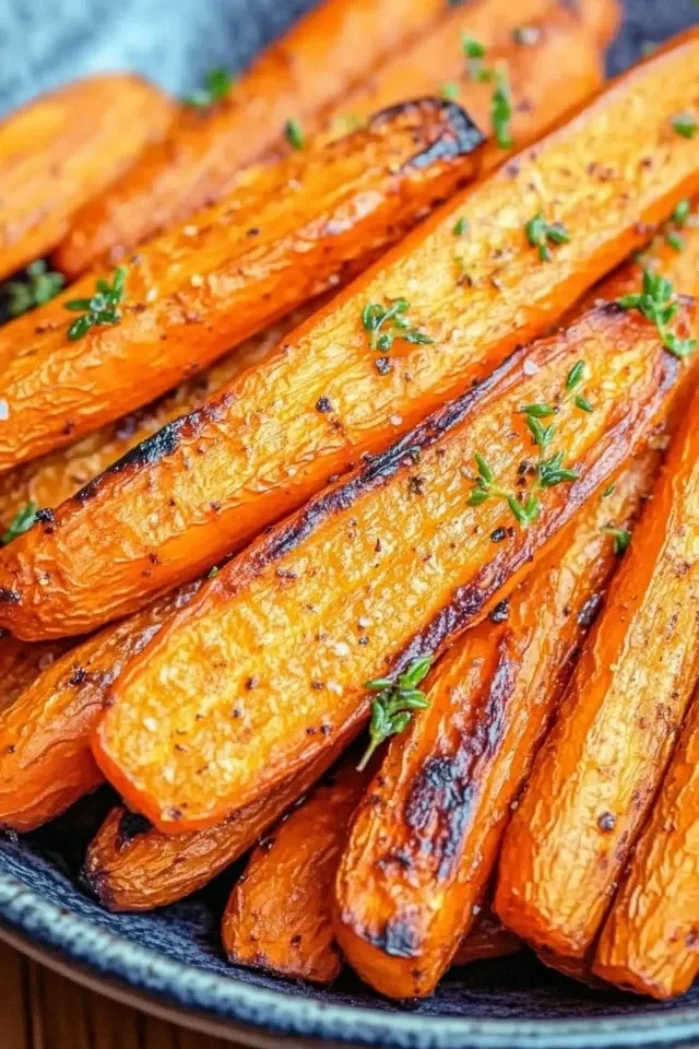 Geröstete Karotten aus dem Airfryer – aromatisch und einfach