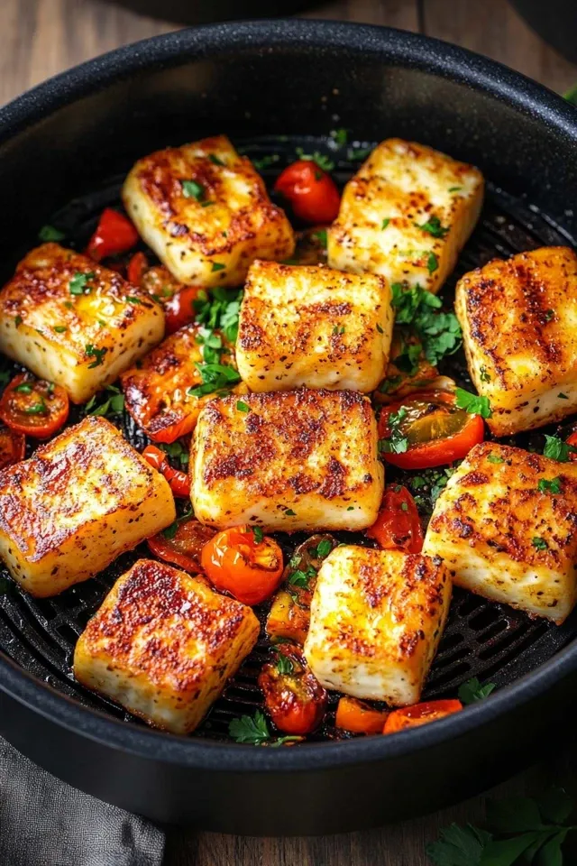 Perfekter Halloumi aus dem Airfryer – Schnell & Knusprig