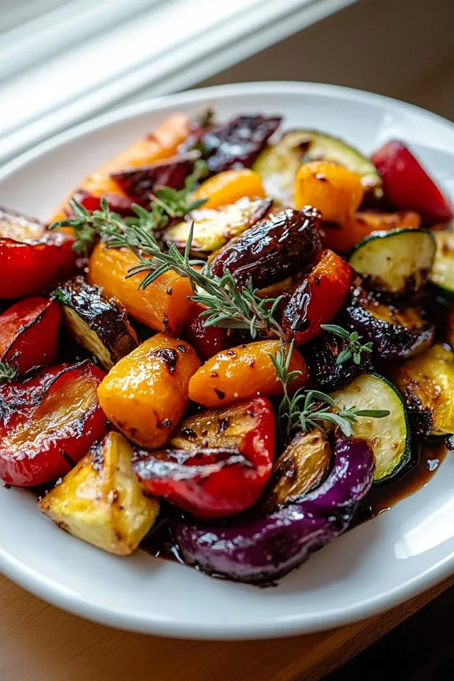 Honig-Balsamico Ofengemüse: Dein süß-saures Veggie-Highlight