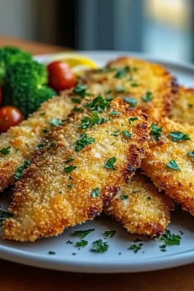 Knuspriges Parmesan Hähnchen im Airfryer: Für Genießer