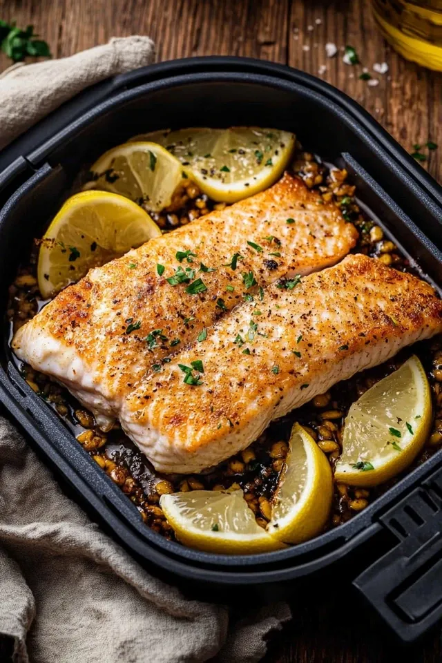 Saftiges Lachsfilet aus dem Airfryer: In 15 Minuten servierfertig