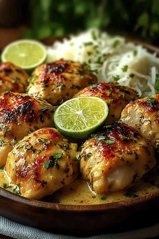 Cremiges Kokos-Limetten-Hähnchen: Einfaches Feierabend-Rezept