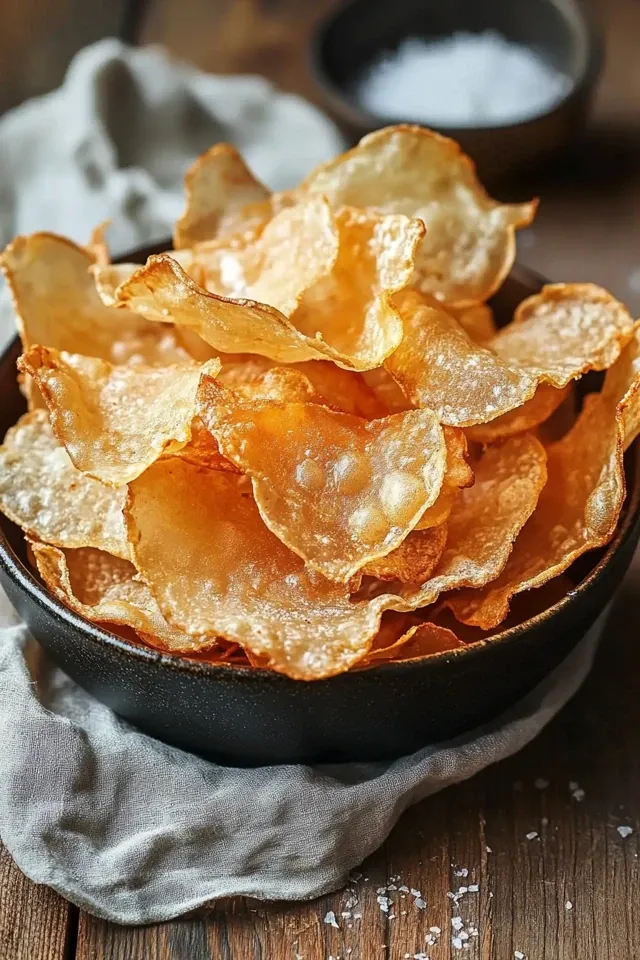 Luftfritteuse Reispapier Chips: Der knusprige Snack