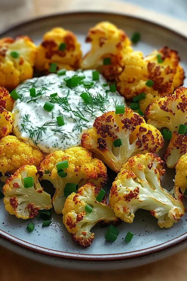 Blumenkohl Airfryer mit Kräuterquark: Ein einfaches Rezept