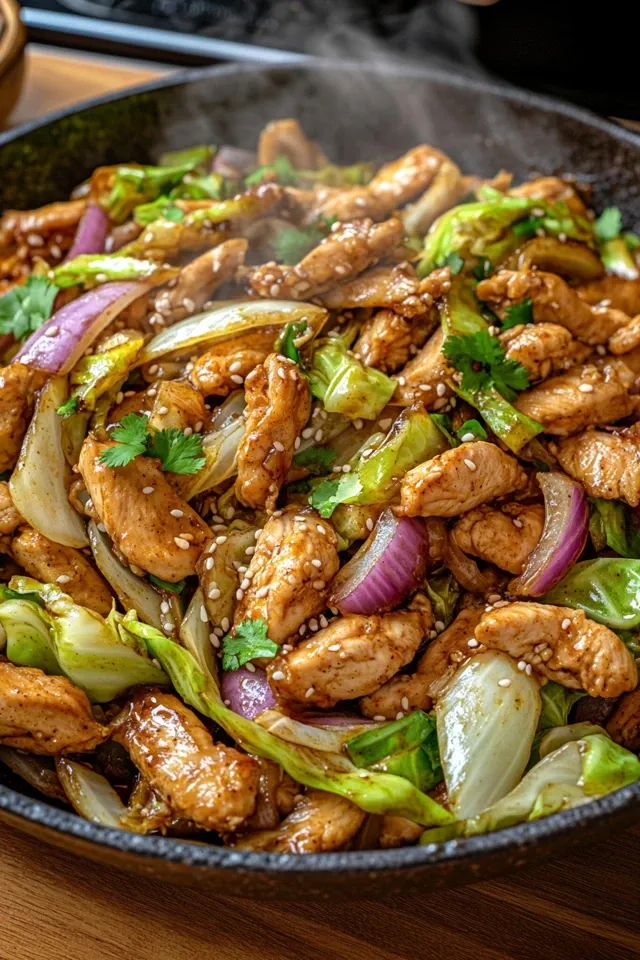 Chinesische Hähnchenpfanne mit Spitzkohl – Ein schnelles Asia-Gericht