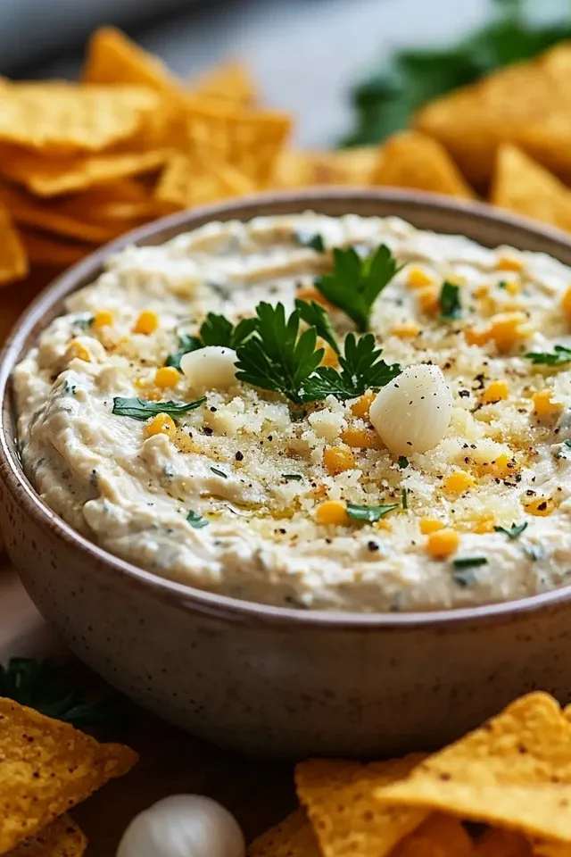 Cremiger Knoblauch Parmesan Dip – Unwiderstehlich lecker