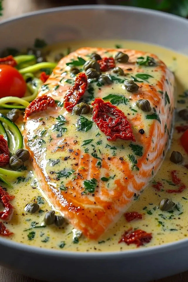 Cremiger Lachs aus der Toskana – Dein Low Carb Rezept