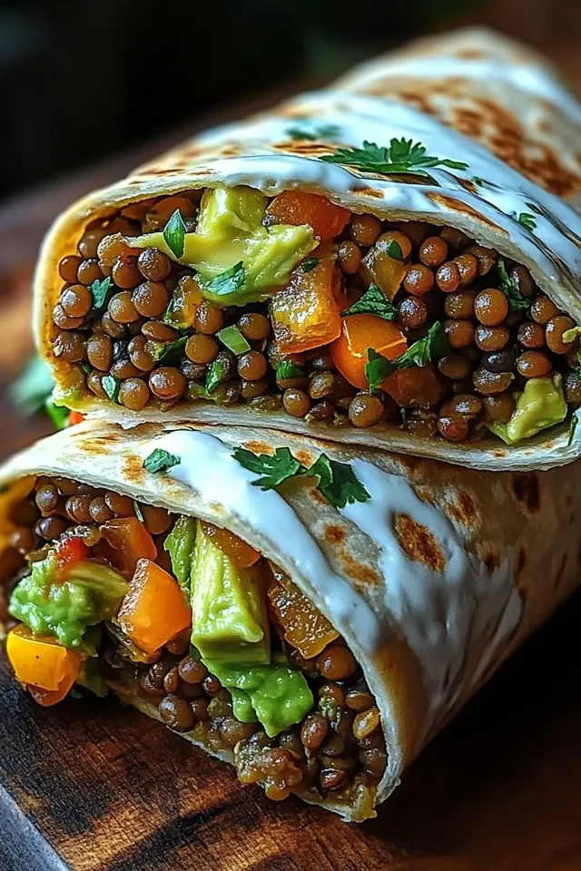 Vegetarische Burritos mit Linsen – Ein Fest der Aromen