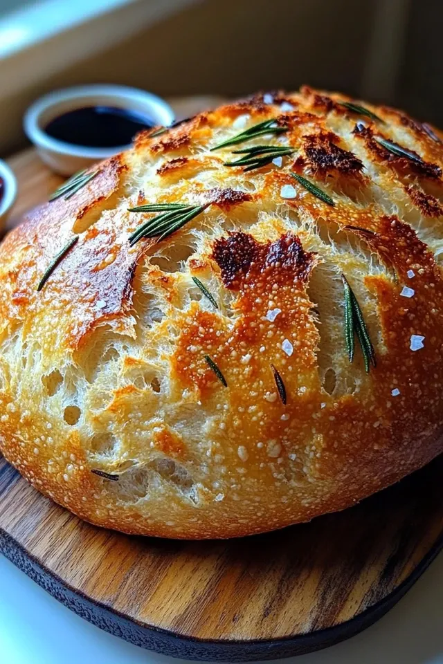 Duftendes Rosmarin-Knoblauch Brot selbst backen
