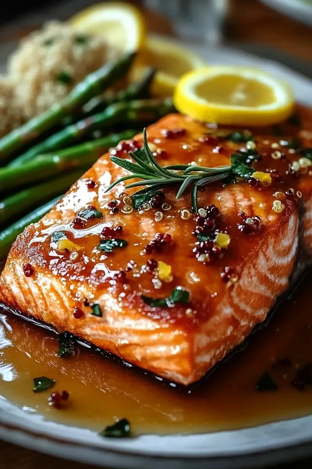 Leckeres Honig Lachs Rezept aus dem Ofen