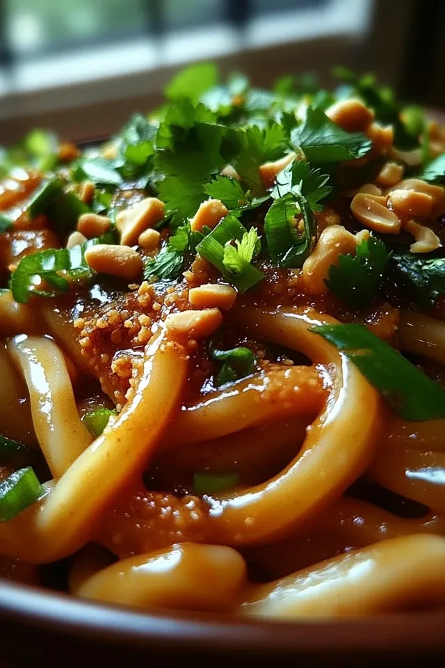 Erdnussbutter Udon Nudeln – Ein Genuss für jede Gelegenheit