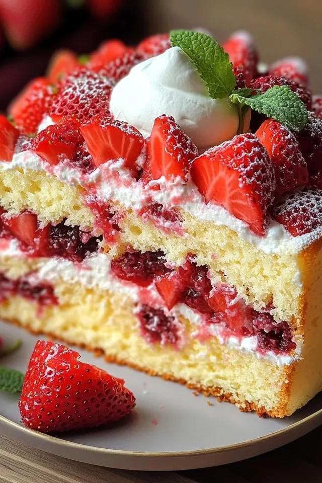 Fantastischer Fantakuchen mit Erdbeeren