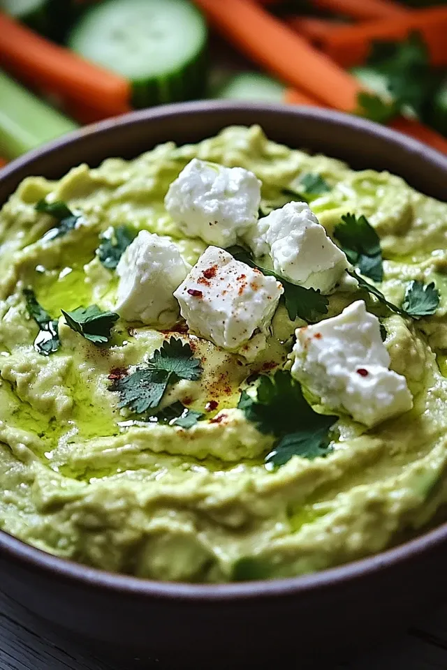 Feta-Avocado-Dip: Ein cremiger Genuss für jeden Anlass