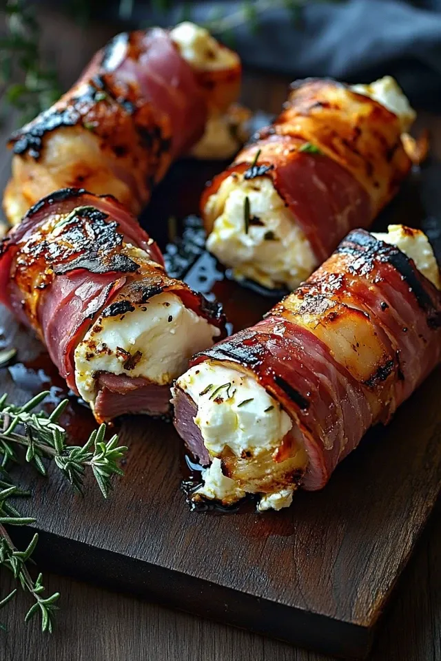 Gegrillte Feta-Beefröllchen – Einfach und Lecker