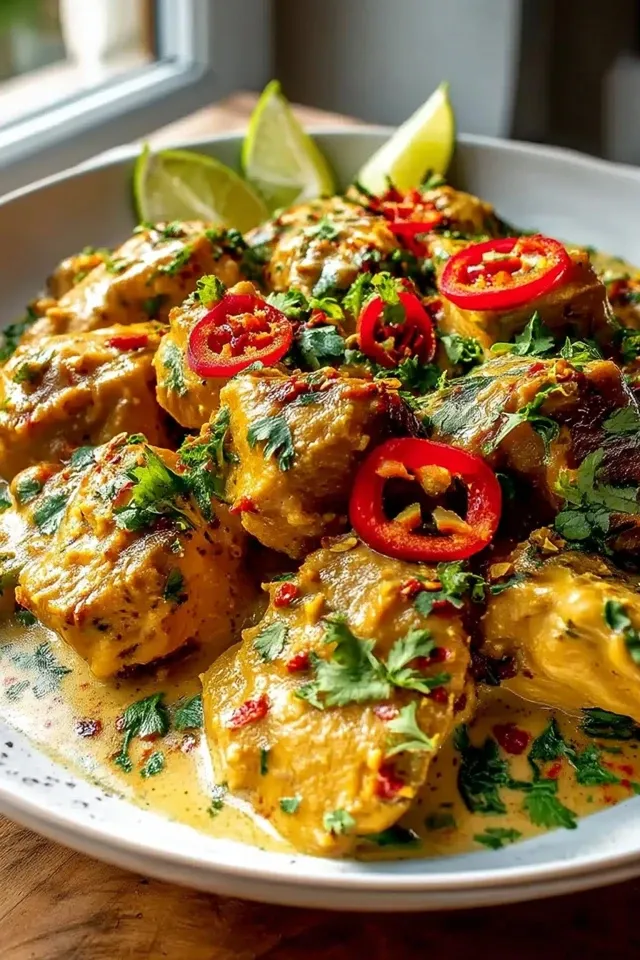 Würziges Brasilianisches Kokosnuss Hähnchen Rezept