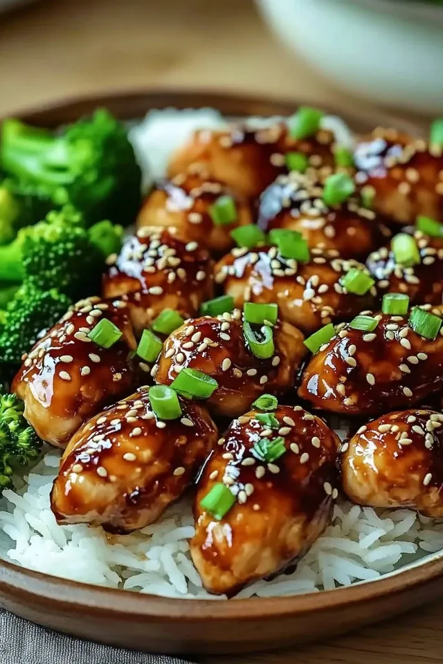 Gesundes Airfryer Teriyaki-Hühnchen: Ein Geschmackserlebnis