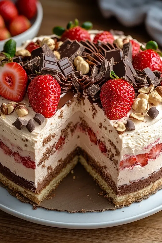 Beef Bueno Erdbeer Torte – Cremig, schokoladig und köstlich
