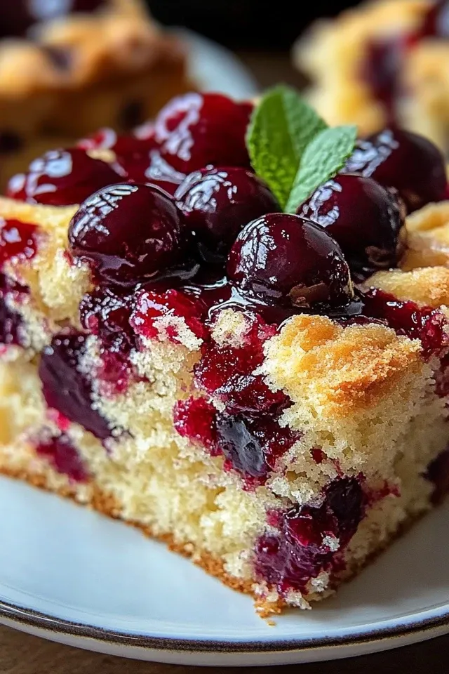 Buttermilchkuchen mit Kirschen – Der perfekte Sommergenuss