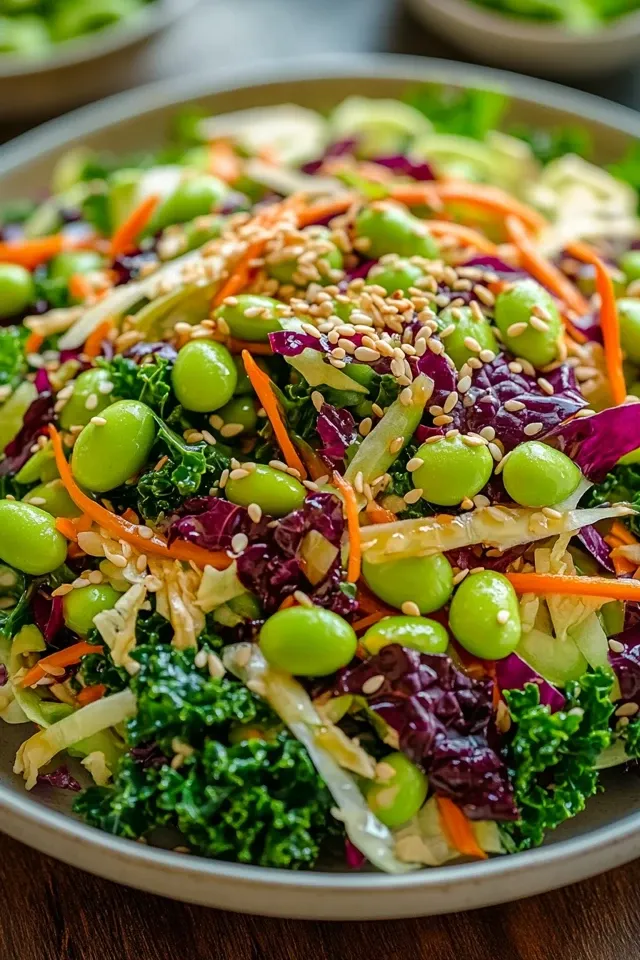Knuspriger Kohl-Edamame-Salat – Ein Genuss für alle Sinne
