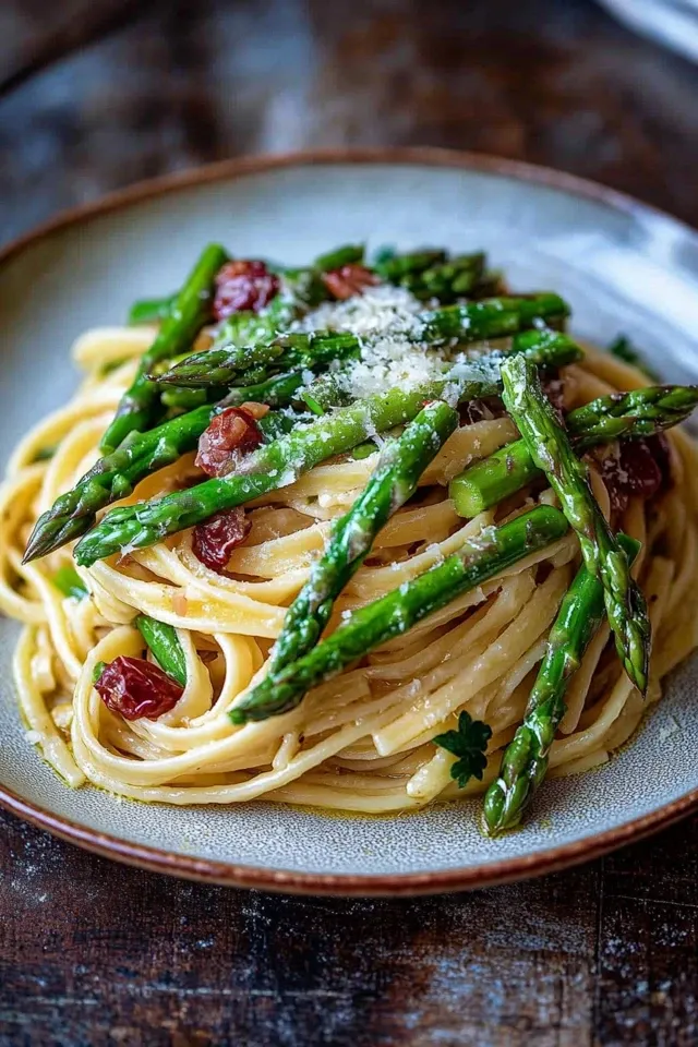 Pasta mit grünem Spargel: Ein Genuss für alle Sinne