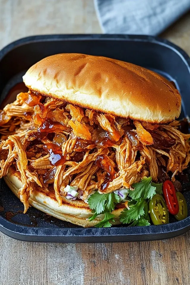 Zartes Pulled Beef für Burger und Wraps