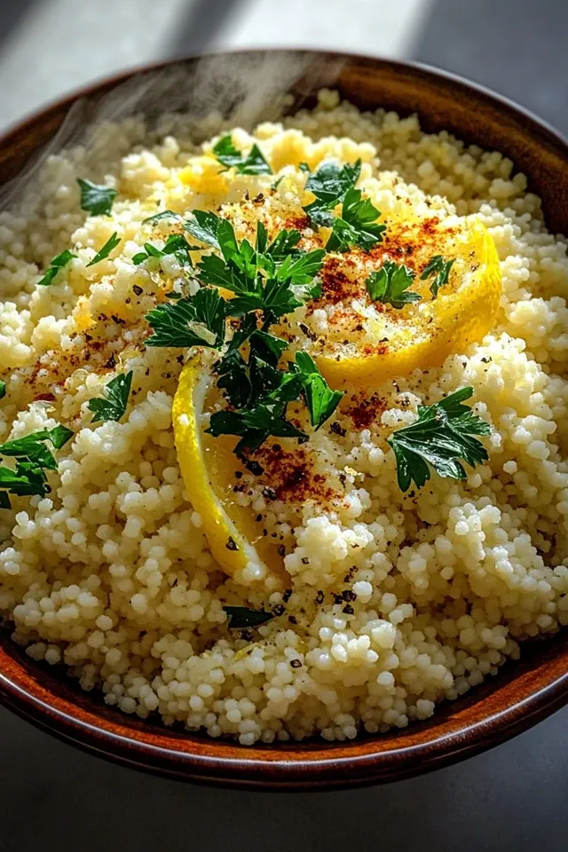 Schnelles Lemon Parmesan Couscous: Ein einfaches Genussrezept