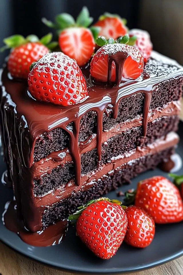 Schokoladen-Erdbeer-Kuchen – Ein Traum für Naschkatzen