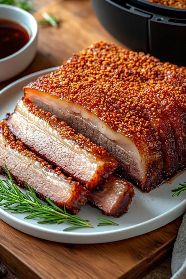 Beef Belly aus dem Airfryer – knusprig & saftig