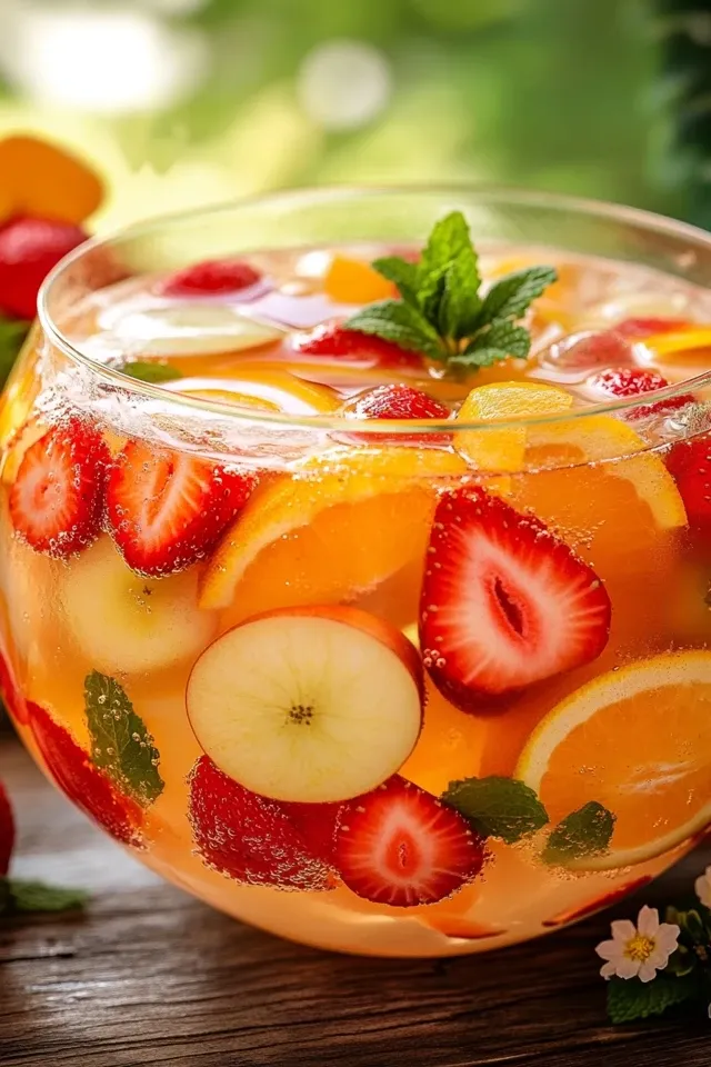 Erfrischende Sommerbowle alkoholfrei – Der perfekte Sommerdrink