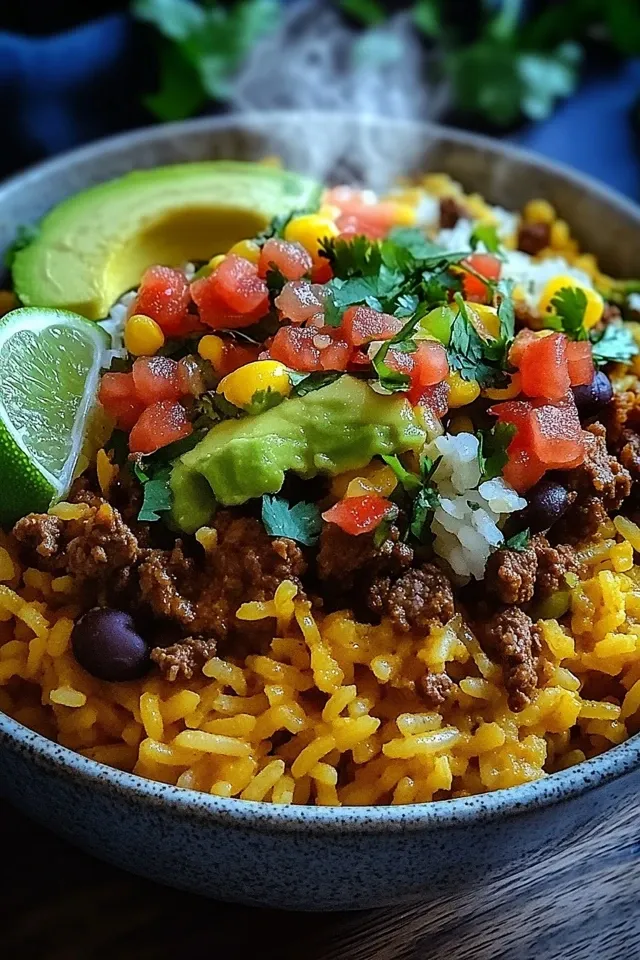 Taco Reis Bowl: Ein köstliches und schnelles Rezept