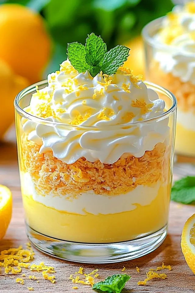 Zitronencreme im Glas – frisch und unwiderstehlich